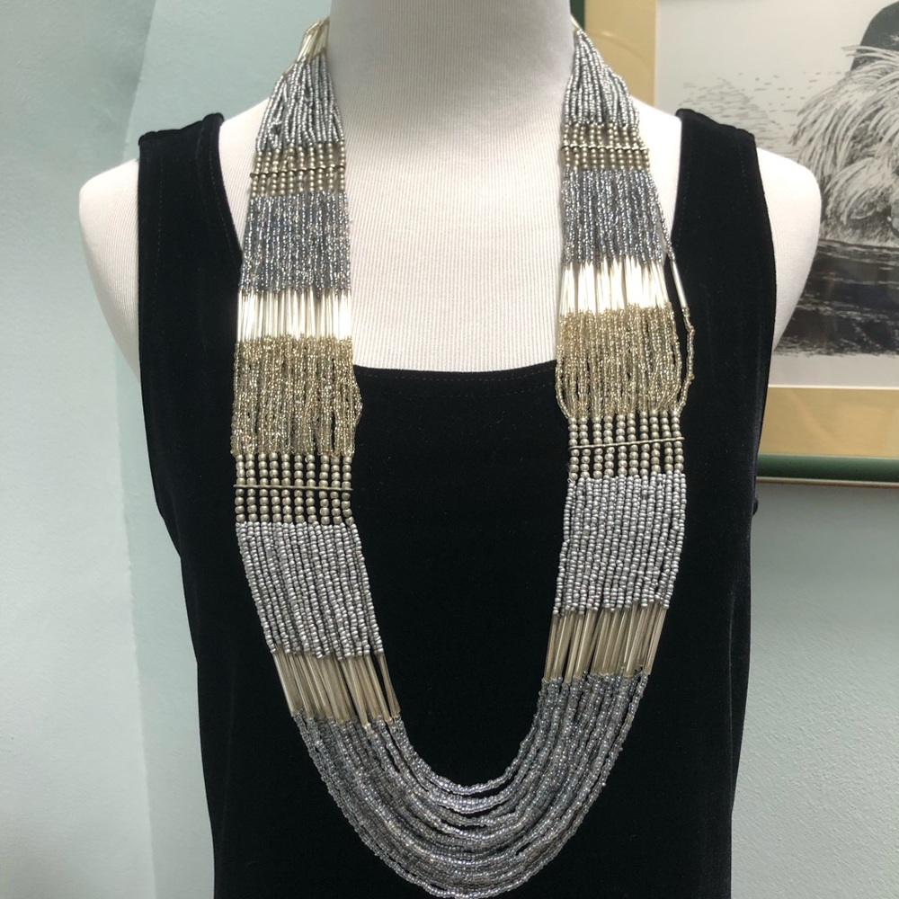 Ann Taylor Loft Multi-Strand Statement Necklace - image 7